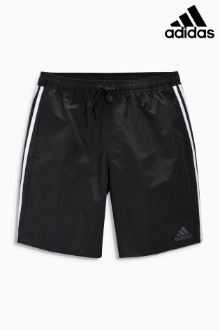 Black adidas 3 Stripe Swim Short